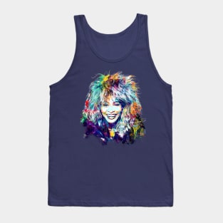 Tina Turner Abstract Paintings Tank Top